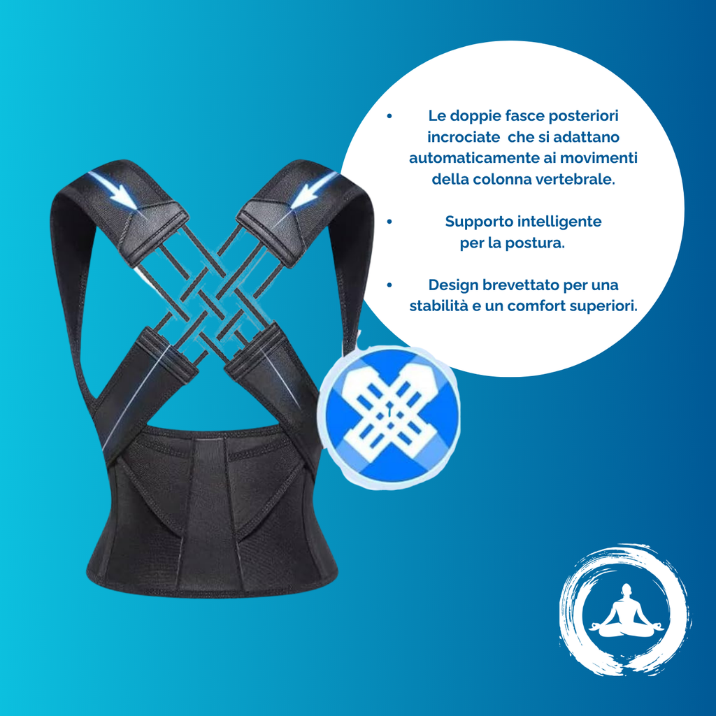 PosturaZen™️ – Fascia regolabile per comfort quotidiano