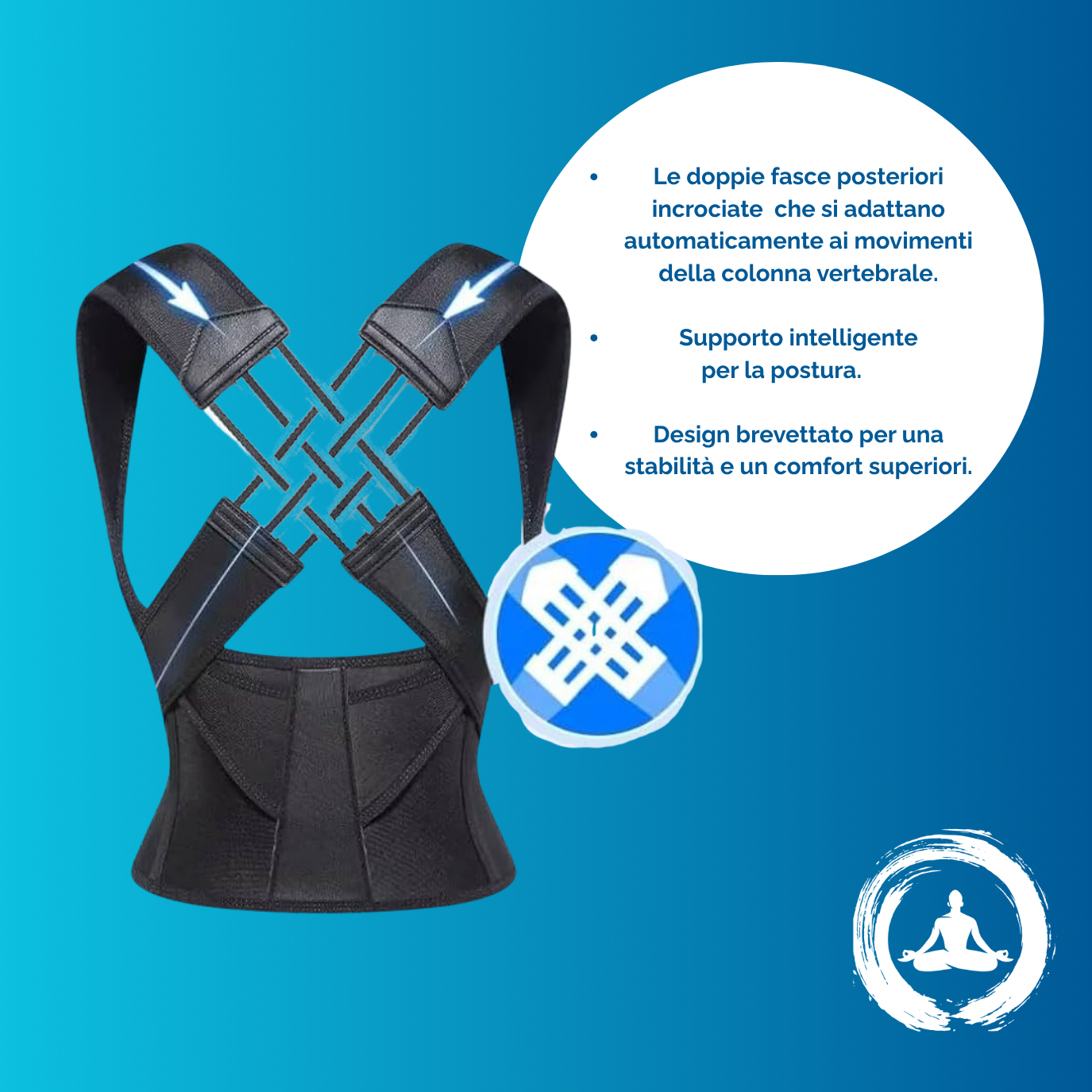 Postura Zen™️ - Correttore posturale con terapia magnetica